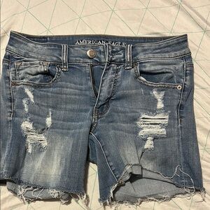 American Eagle Outfitters Blue Denim Shorts